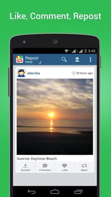 Repostit android App screenshot 2